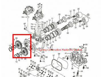 comprare 3100993 / 3100994 accessori dell'escavatore di Hitachi dell'ingranaggio della pompa idraulica online manufacture