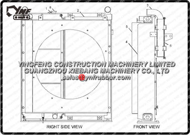 comprare 2364430 l'escavatore pesante dei radiatori 320C dell'attrezzatura di  parte il materiale di alluminio online manufacture