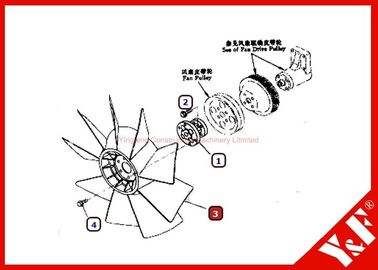 comprare Pala di ventola di raffreddamento dell'escavatore di KOMATSU online manufacture