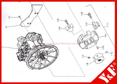 comprare Escavatore di Kobelco che coppia l'escavatore della correzione SK460-8 di LS30P01063S004 LS30P01063S003 online manufacture
