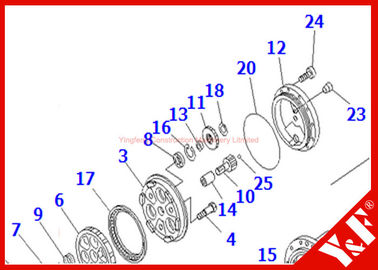 comprare Parti dell'escavatore di BR210 BR200 KOMATSU, Assy dell'ingranaggio di TZ263B1104-00 TZ263B1204-00 rv online manufacture