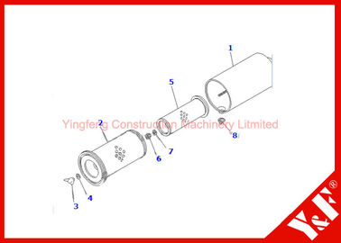 comprare Depuratori d'aria 6732 del motore dei pezzi di ricambio dell'escavatore di alta precisione - 81 - 7210 600 - 181 - 6050 600 - 181 - 6540 online manufacture