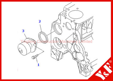 comprare L'escavatore a basso rumore parte il Assy 6735-61-1501 6735-61-1502 della pompa idraulica online manufacture
