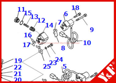 PC300 - valvola pilota 8 702-21-57500 per PC350 - pompa idraulica principale 8