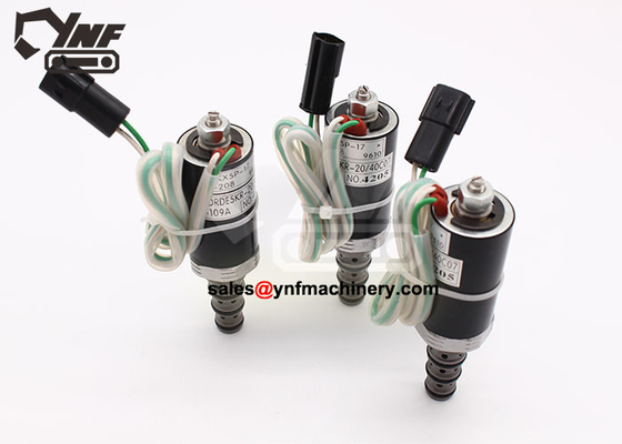 Elettrovalvola a solenoide idraulica SK200 per l'escavatore YN35V00018F1 di Kobelco