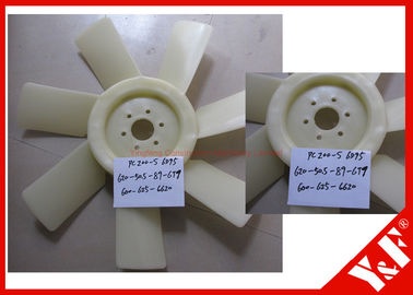 pala di ventola di raffreddamento del motore 6D95 600-625-6620 PC200-5 per i pezzi di ricambio dell'escavatore di KOMATSU