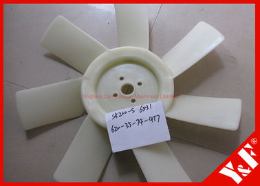 Pala di ventola di raffreddamento di plastica del motore dei pezzi di ricambio dell'escavatore del motore dell'OEM Kato Kobelco SK200-5 6D31 ME018185